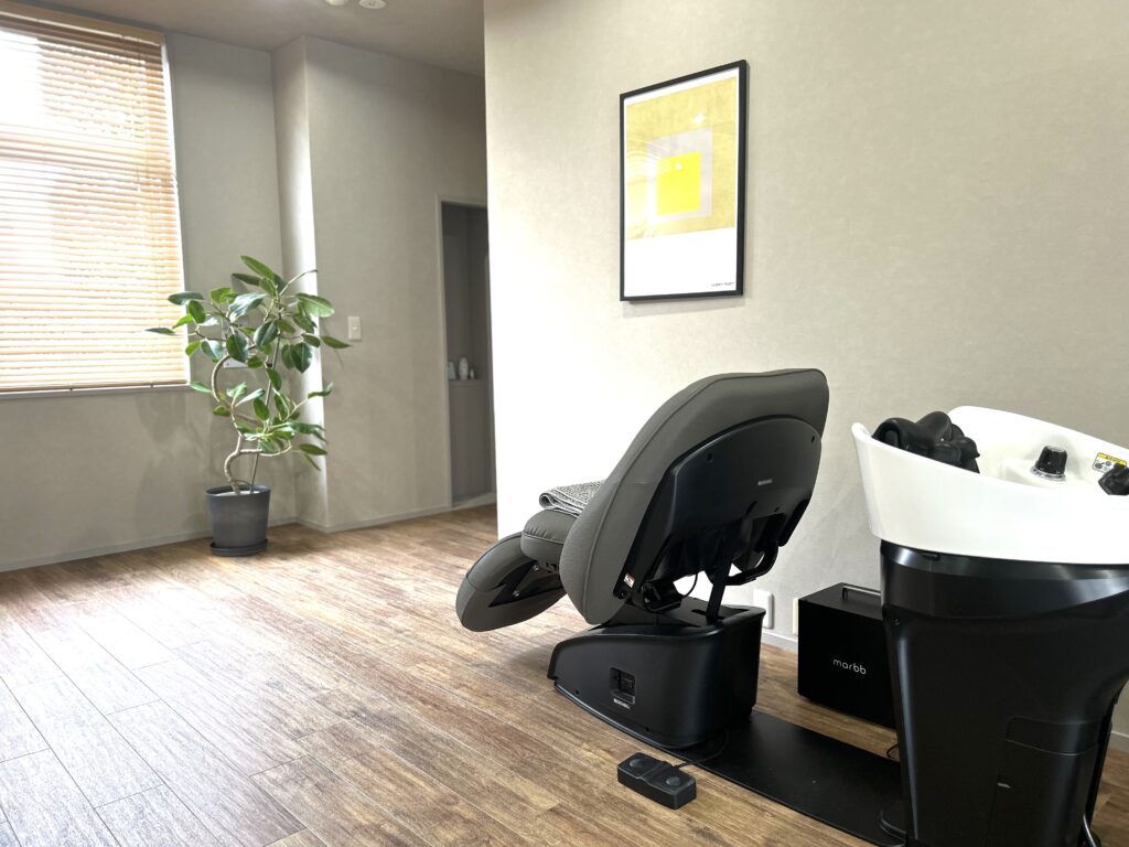 沼田市の美容室NAGI HAIR&SPAのヘッドスパ施術イメージ
